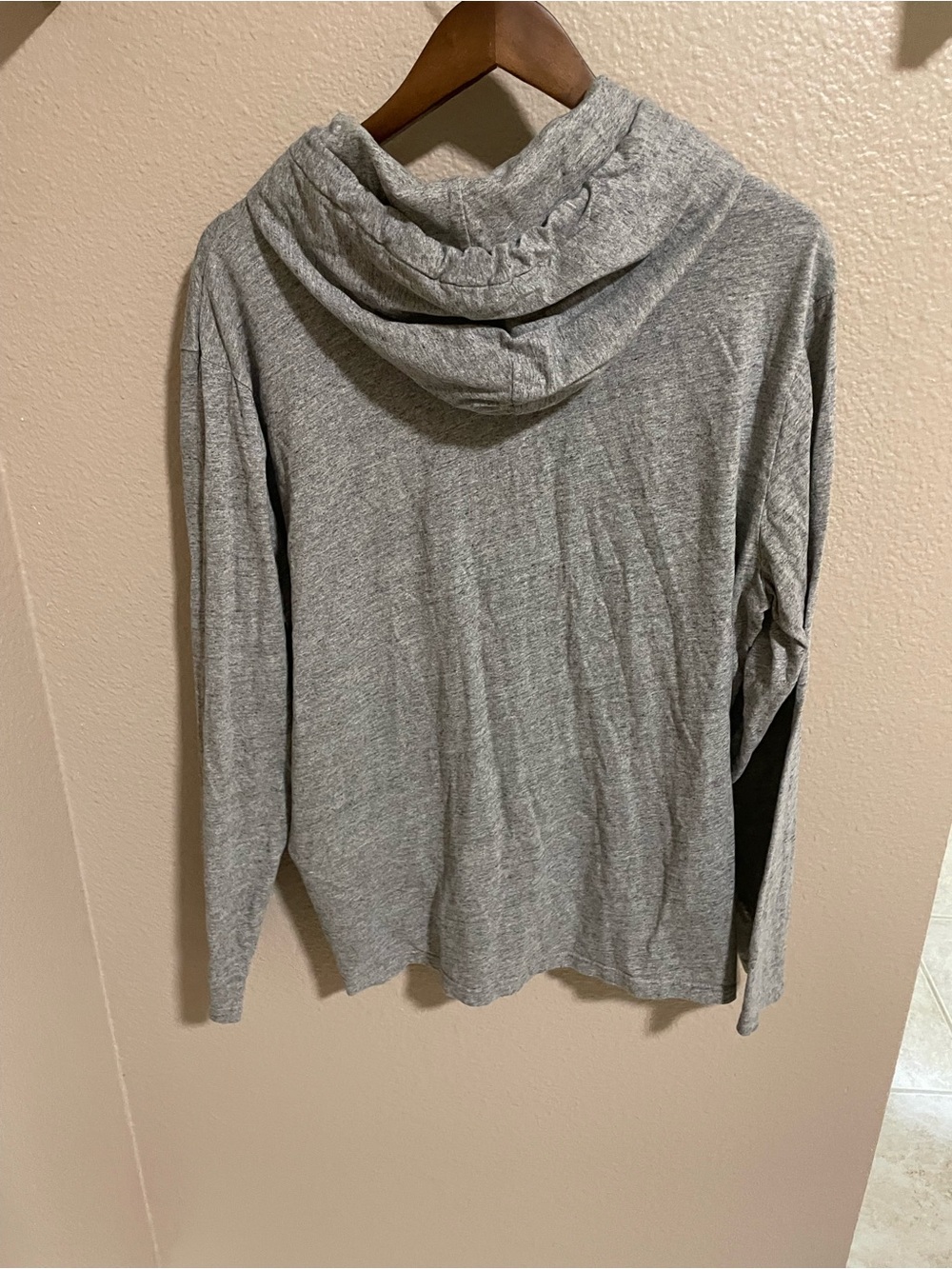 Polo by Ralph Lauren Light Gray Hooded Long-Sleeve Shirt - Picture 2 of 5